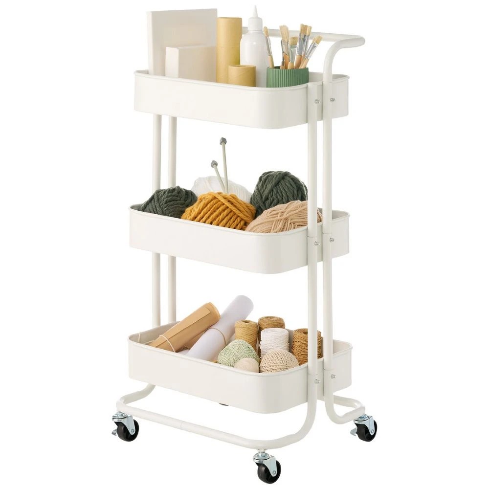 7 Otto 3-Tier Trolley White, 7 of 8