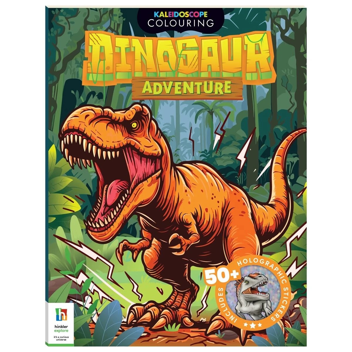 1 Kaleidoscope Colouring: Dinosaur Adventure - Book, 1 of 6