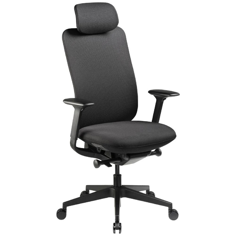 1 Pago Electra Office Chair with Headrest Black Ergonomic Chairs and Desk Chairs, 1 of 10