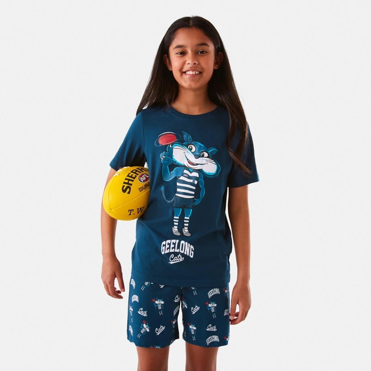 4 Active Kids AFL Pyjama Set Geelong, 4 of 8