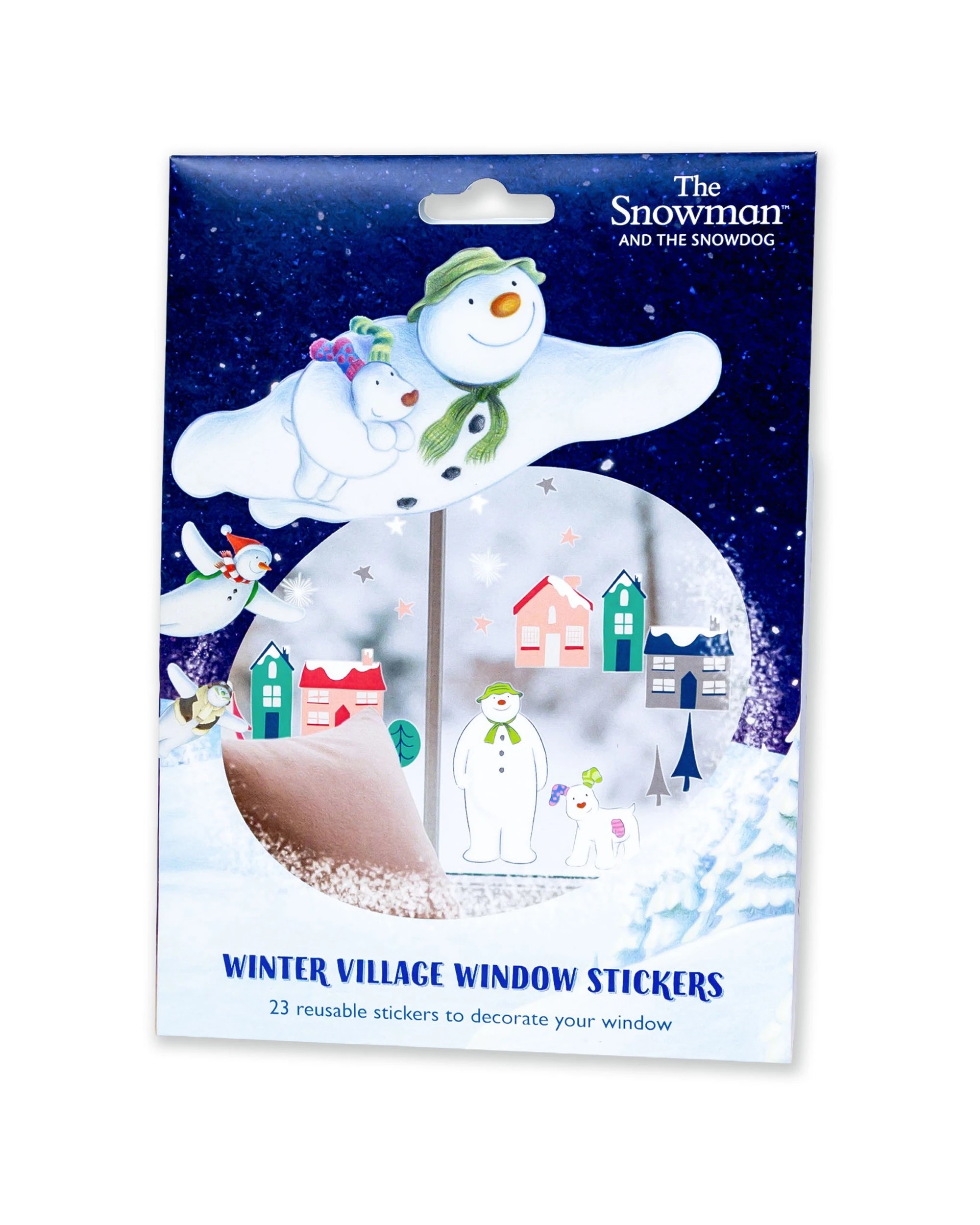 1 Stickerscape A5 The Snowman Winter Village Reusable Playroom Window Stickers, 1 of 4