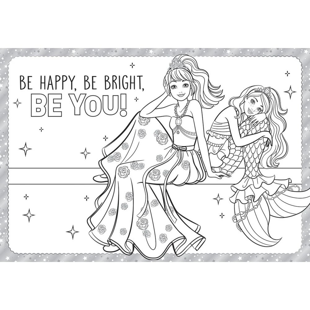 3 Scholastic Colouring Sticker Book Barbie, 3 of 5