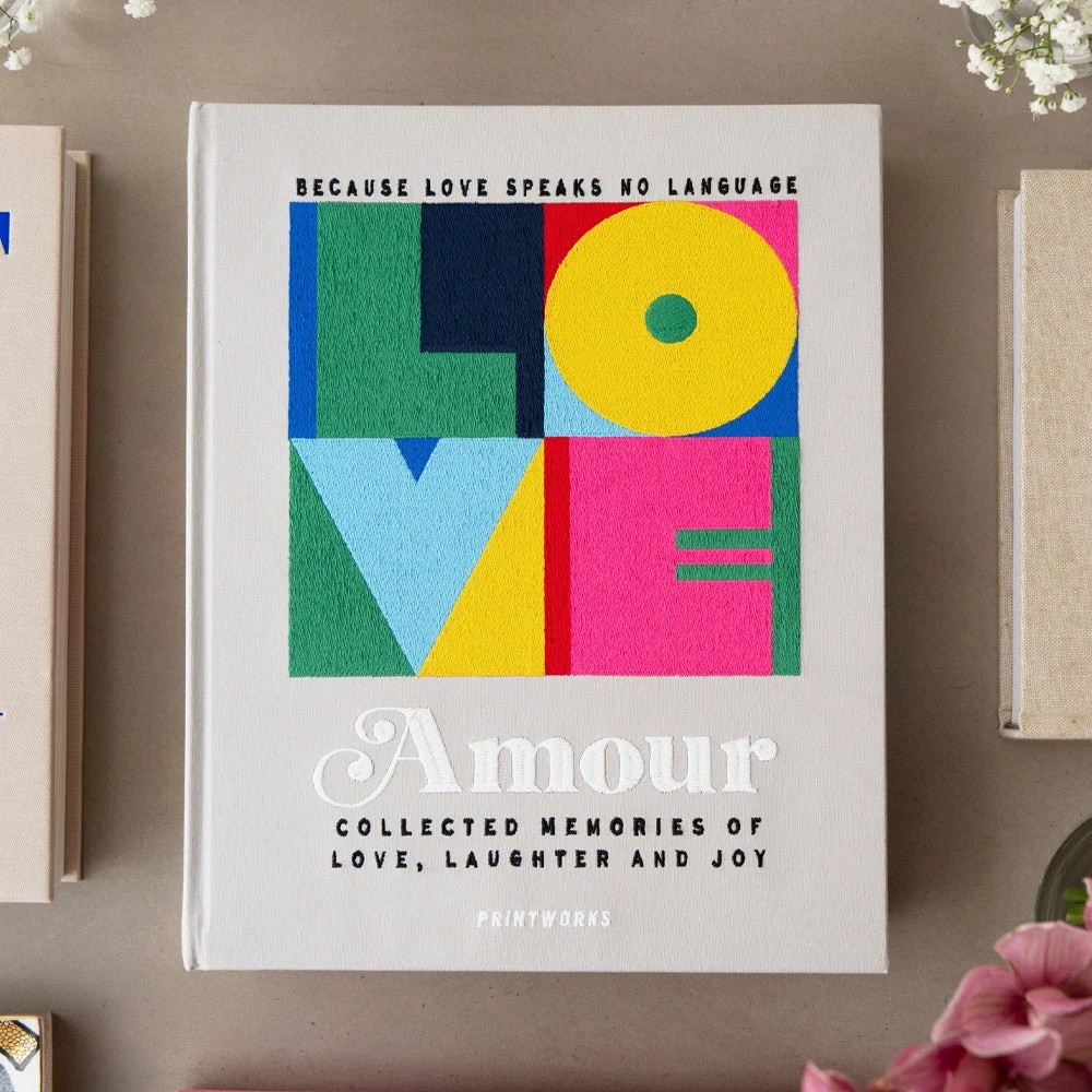 3 Printworks Embroidered Photo Album-Amour - Multi, 3 of 5