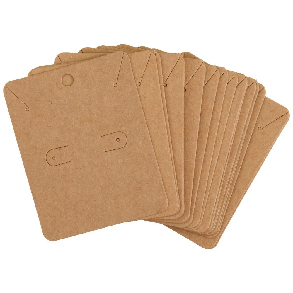 2 Born Kraft Earring and Necklace Cards 63 x 82mm 30 Pack, 2 of 2