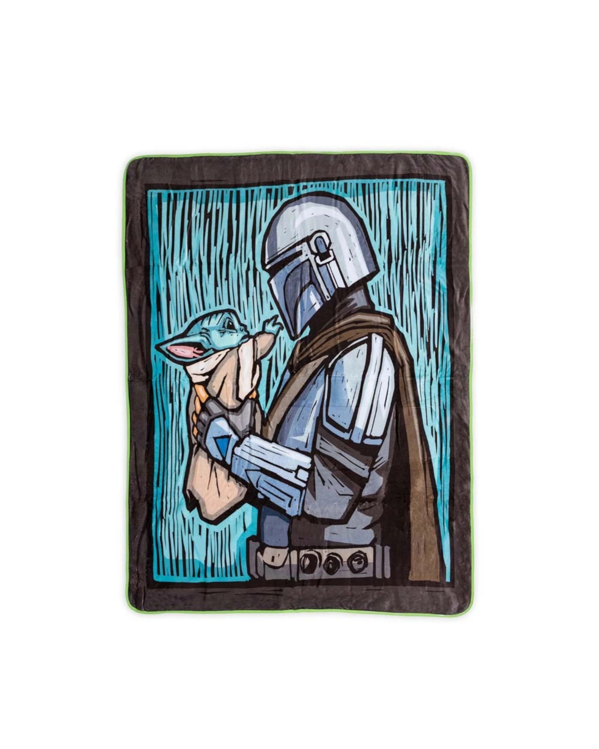 1 Star Wars - The Mandalorian - Mandalorian & Grogu Blanket, 1 of 1