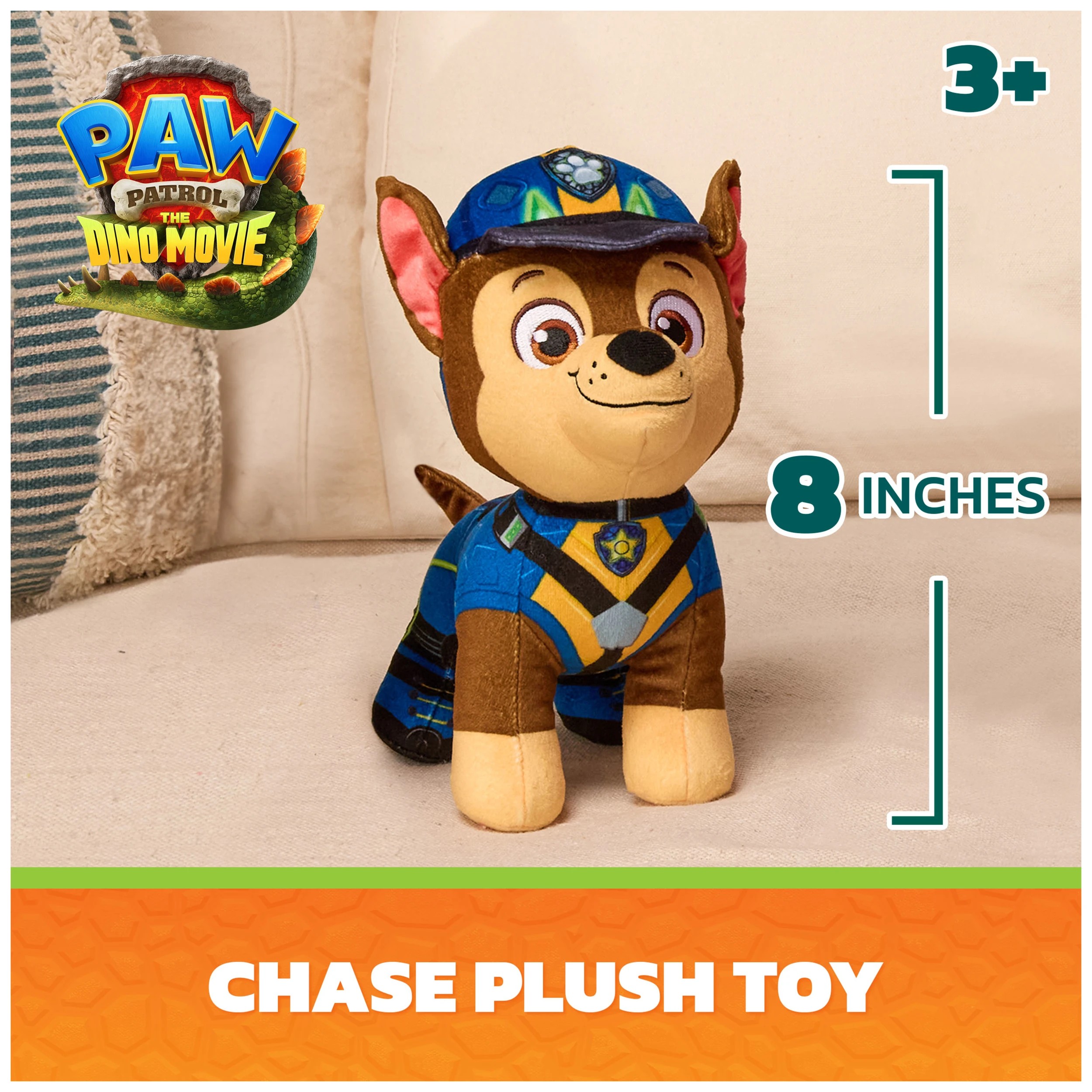 4 8in. PAW Patrol: The Dino Movie Pup Plush - Assorted, 4 of 10