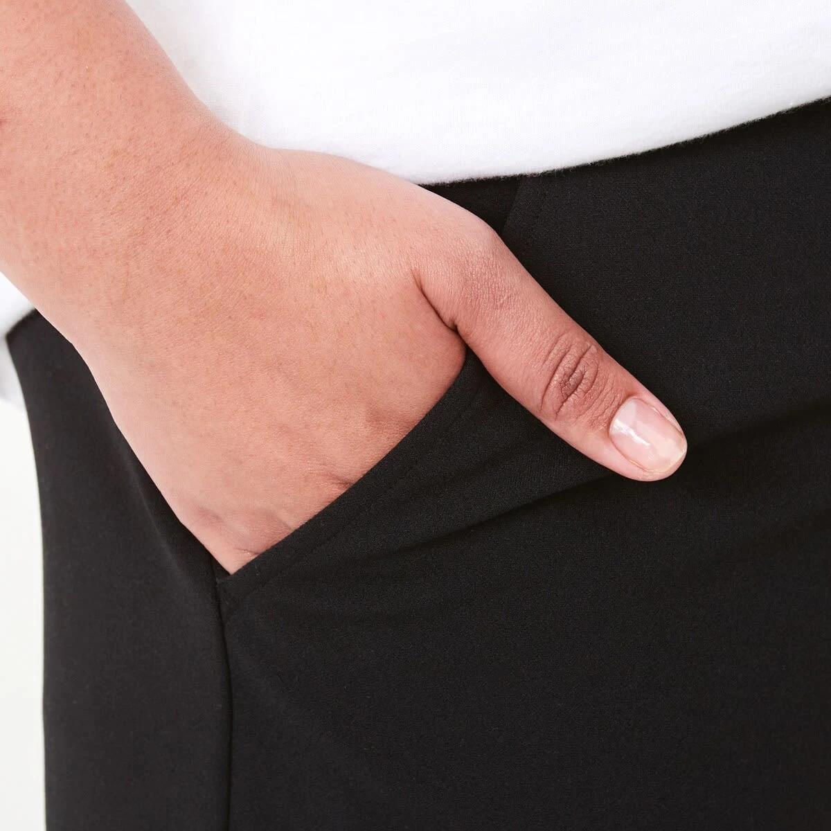 5 Curve Straight Leg Work Pants SOLID BLACK, 5 of 5