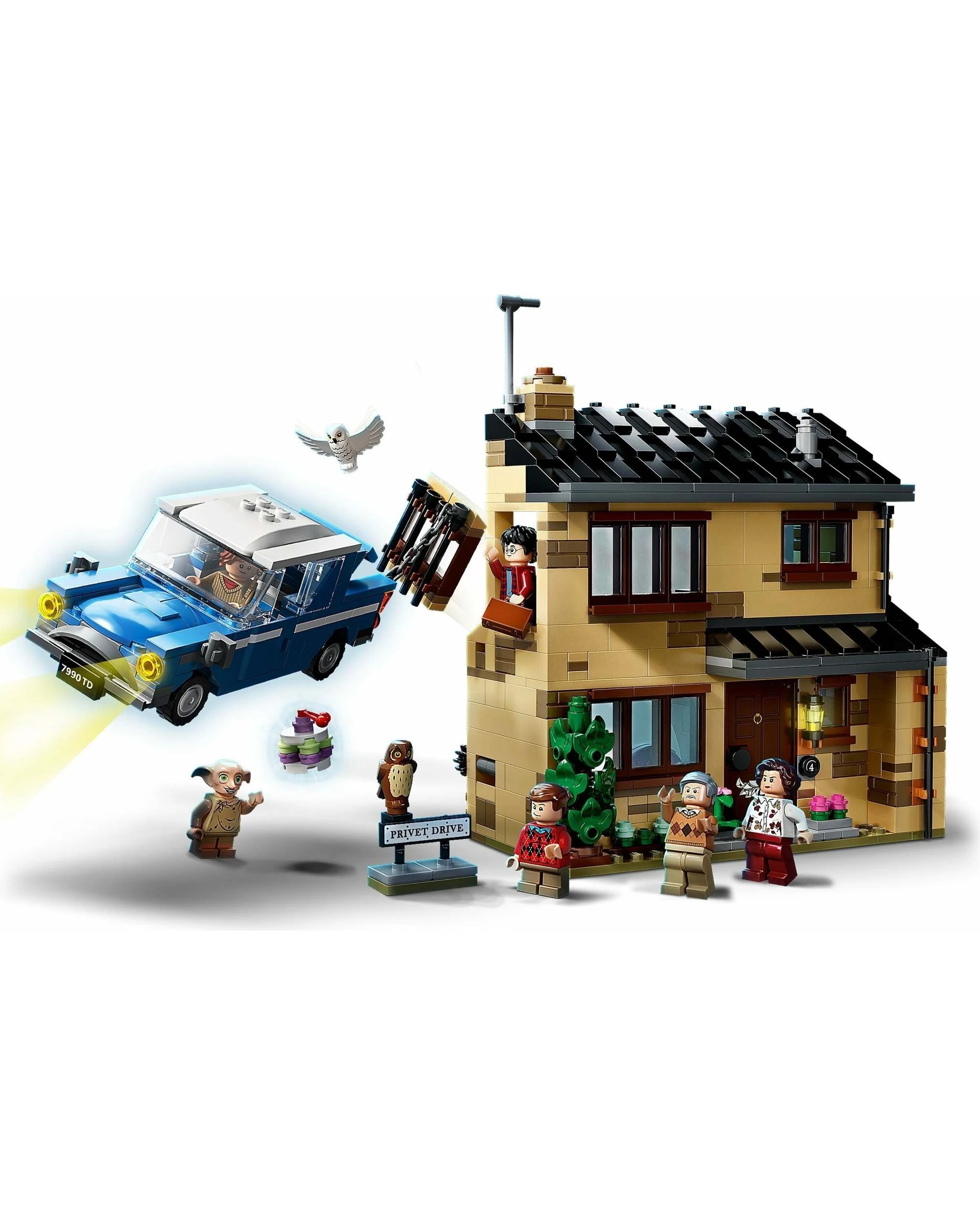 3 LEGO 75968 Harry Potter 4 Privet Drive House Ford Anglia Dobby Dursley Family, 3 of 5