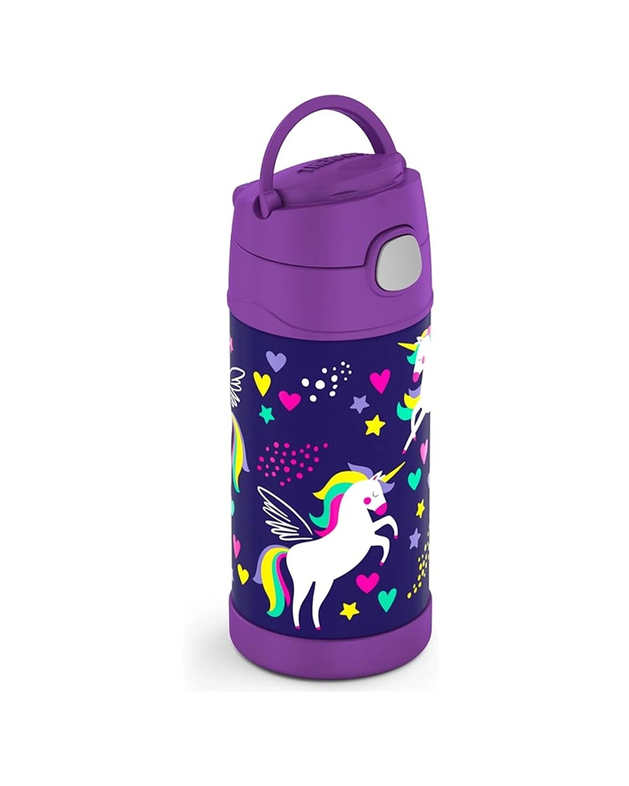 2 Thermos Funtainer Kids Drink Bottle 355ml Vacuum Insulated Leakproof - Purple, 2 of 4