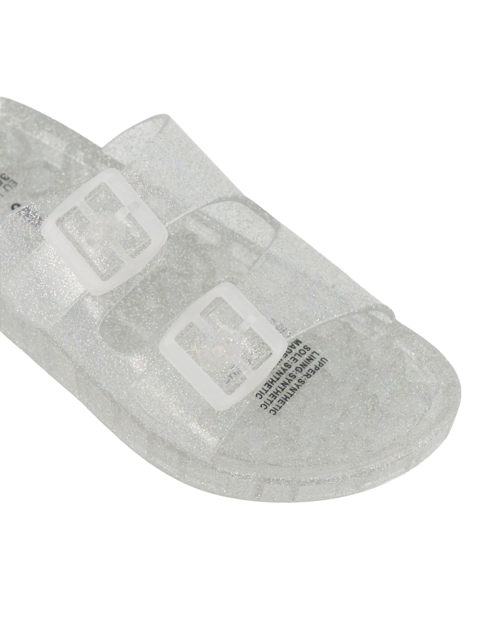 4 Junior Jelly Sandals Clear, 4 of 4