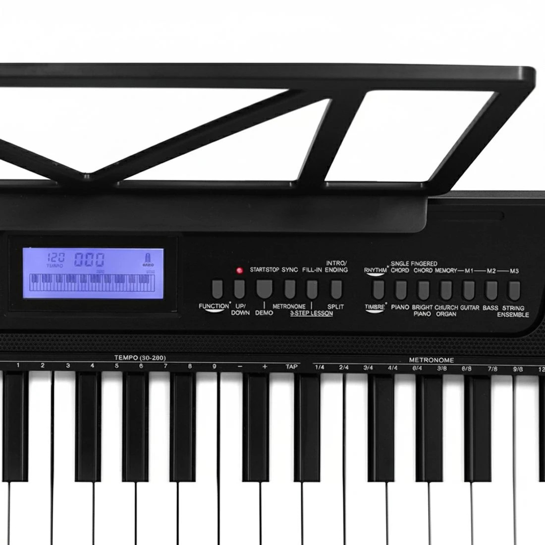 4 Alpha 61 Keys Electronic Piano Keyboard Digital Electric w/ Stand Touch Sensitive - Black, 4 of 7