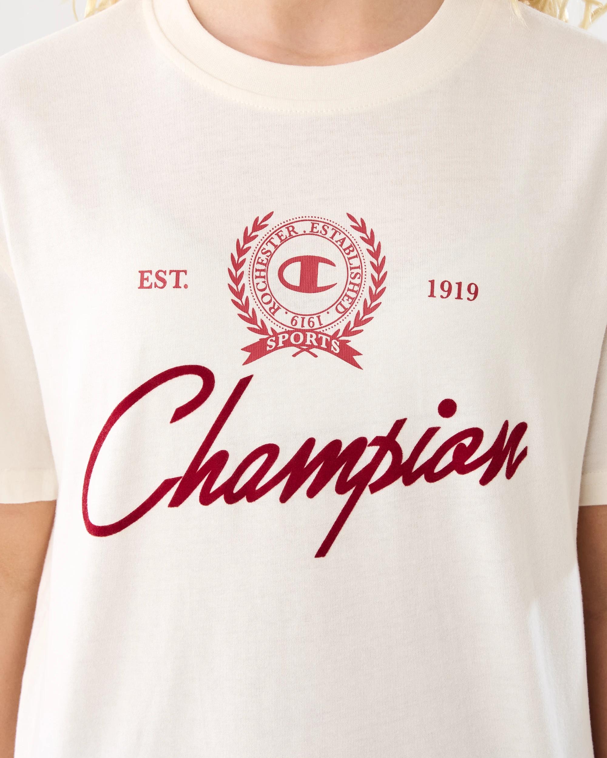 5 Champion Script License Kids T-shirt Whisper, 5 of 7