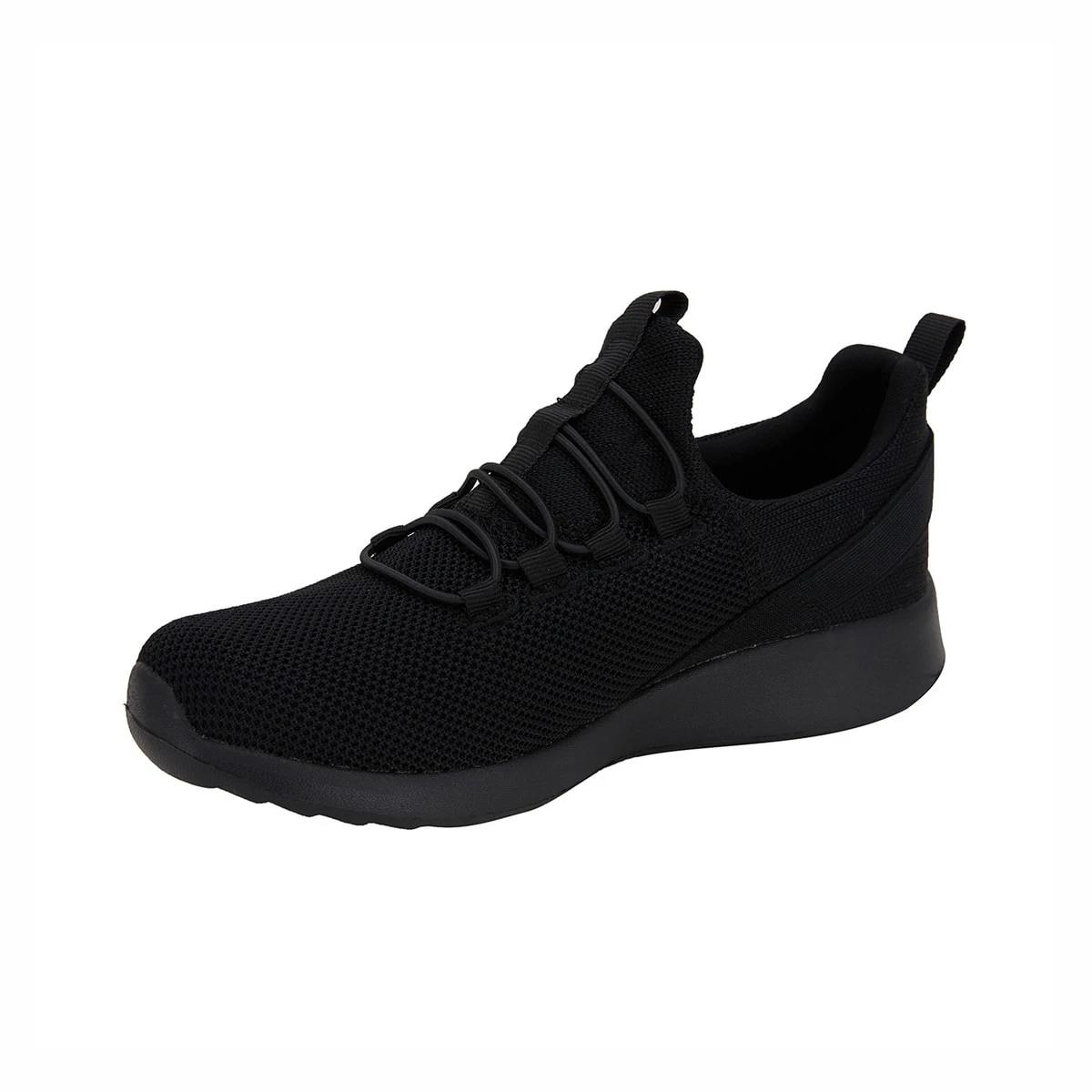 3 Comfort Sneakers with Elastic Laces BLACK, 3 of 5