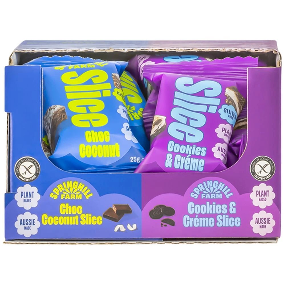 3 Springhill Farm SLICE Choc Coconut & Cookies Crème 14 Pack, 3 of 3