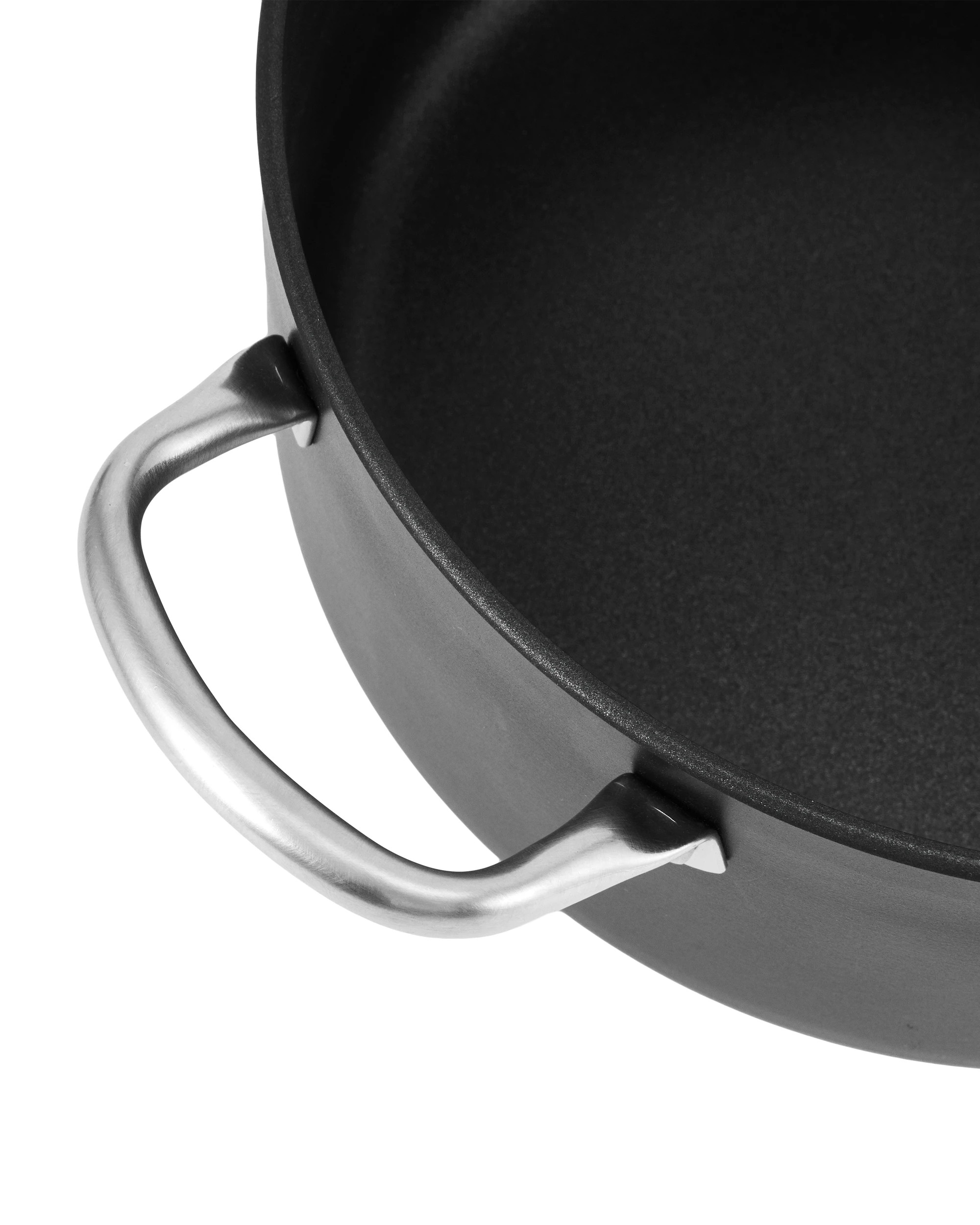 3 24cm Hard Anodised Non-Stick Casserole, 3 of 6