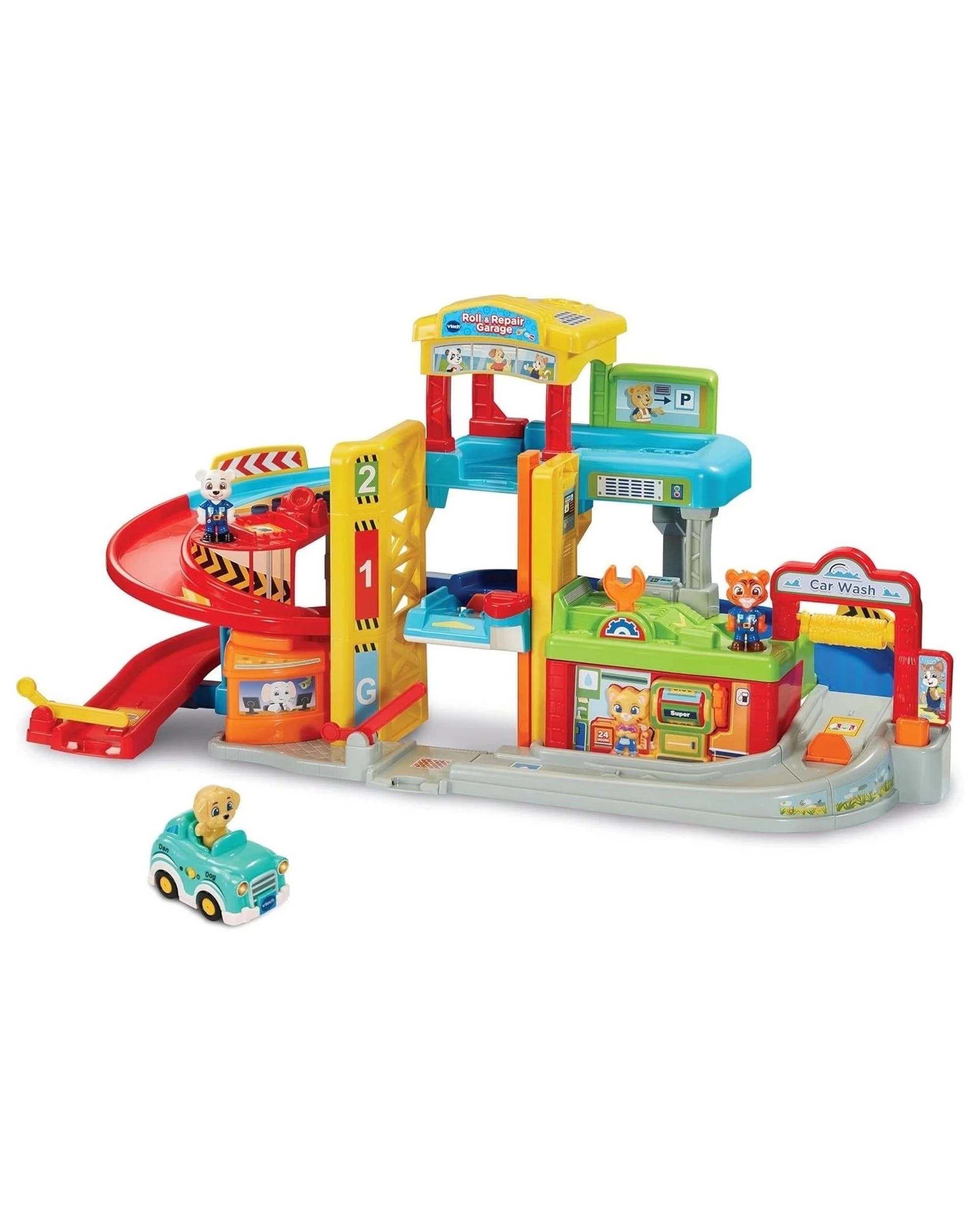 2 VTech Toot-Toot Drivers Roll and Repair Garage, 2 of 6