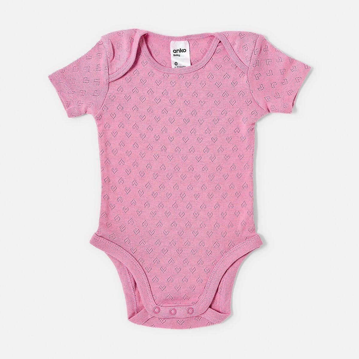 6 5 Pack Bodysuits New Pink, 6 of 8