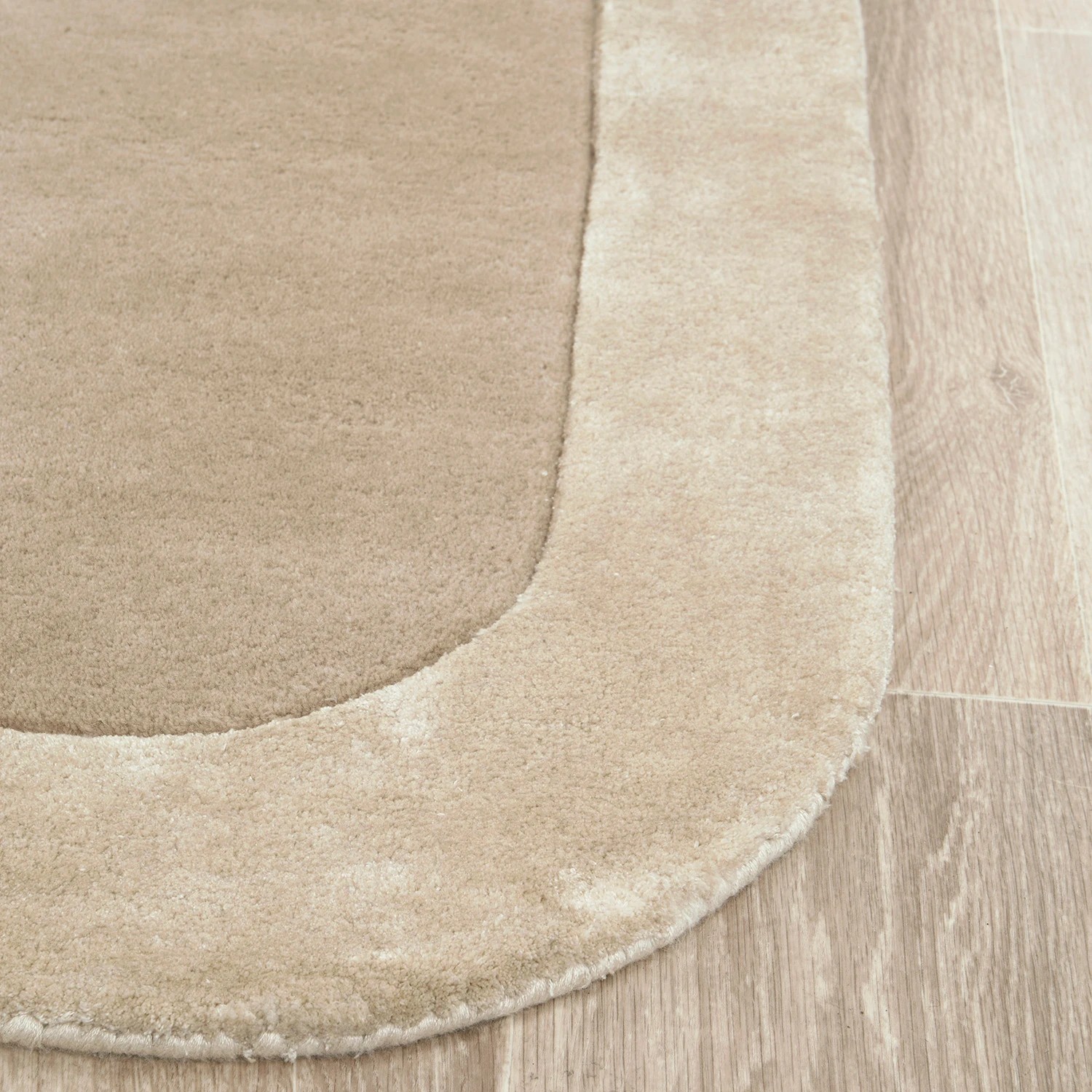 3 Common Ground Rugs Nexus 400x80cm Runner - Large Hand Tufted Wool Rug - Beige, 3 of 7