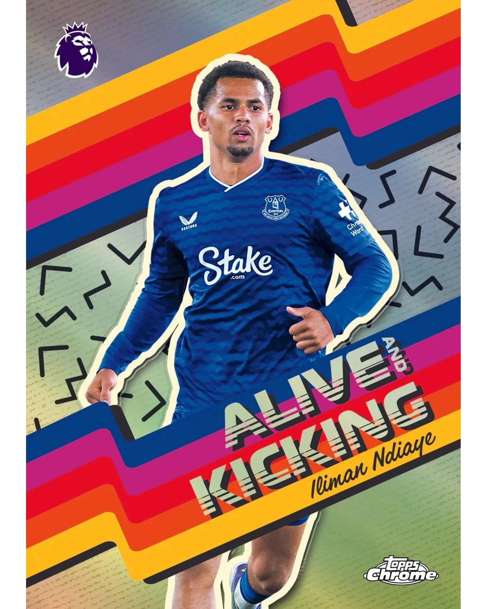 7 Topps 2026 Chrome Premier League Soccer Tin, 7 of 9