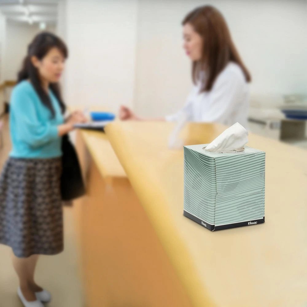 4 Kleenex Facial Tissue Cube 2 Ply 90 Pack, 4 of 6