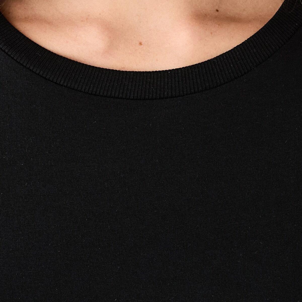 5 Long Sleeve Cotton Modal T-shirt BLACK, 5 of 6