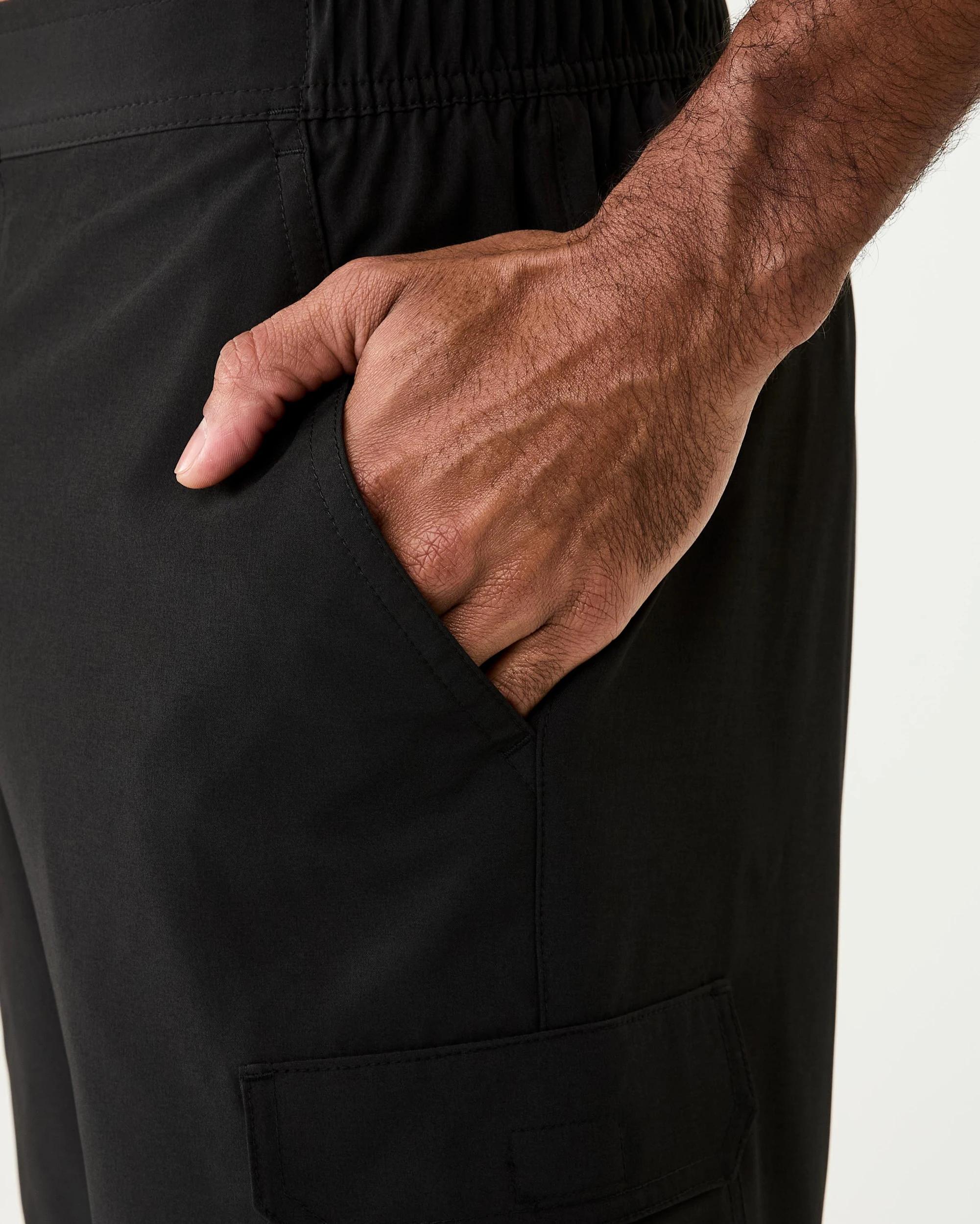 5 Stretch Cargo Swim Shorts Black, 5 of 8