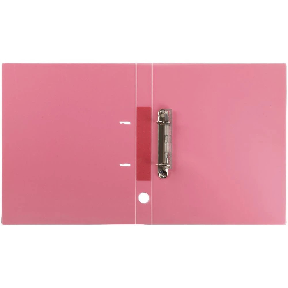 3 King Jim A4 2 D-Ring Simplease Binder 20mm Pink, 3 of 4