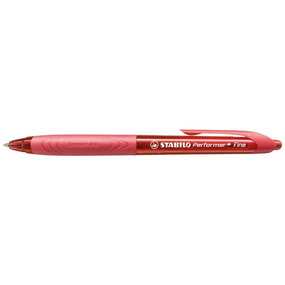 1 STABILO Performer+ Ballpoint Pen Dark Red Barrel, 1 of 2