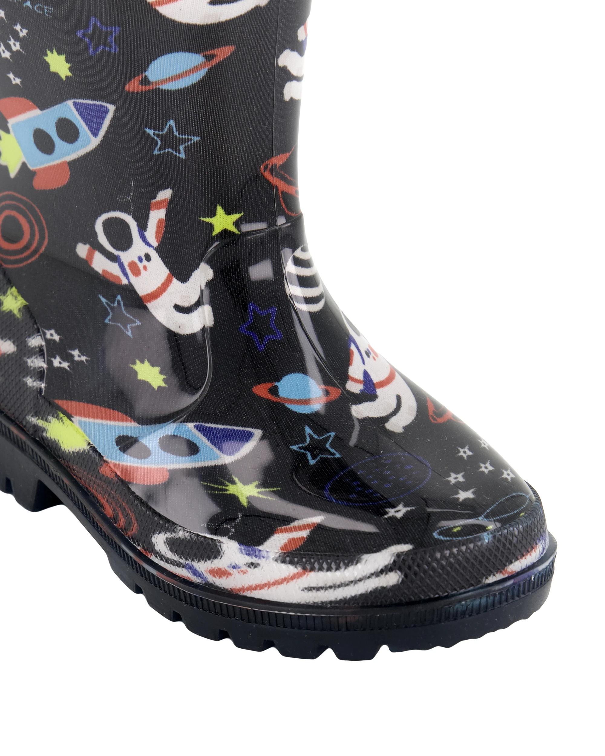 5 Junior Light Up Rainboots Space, 5 of 6