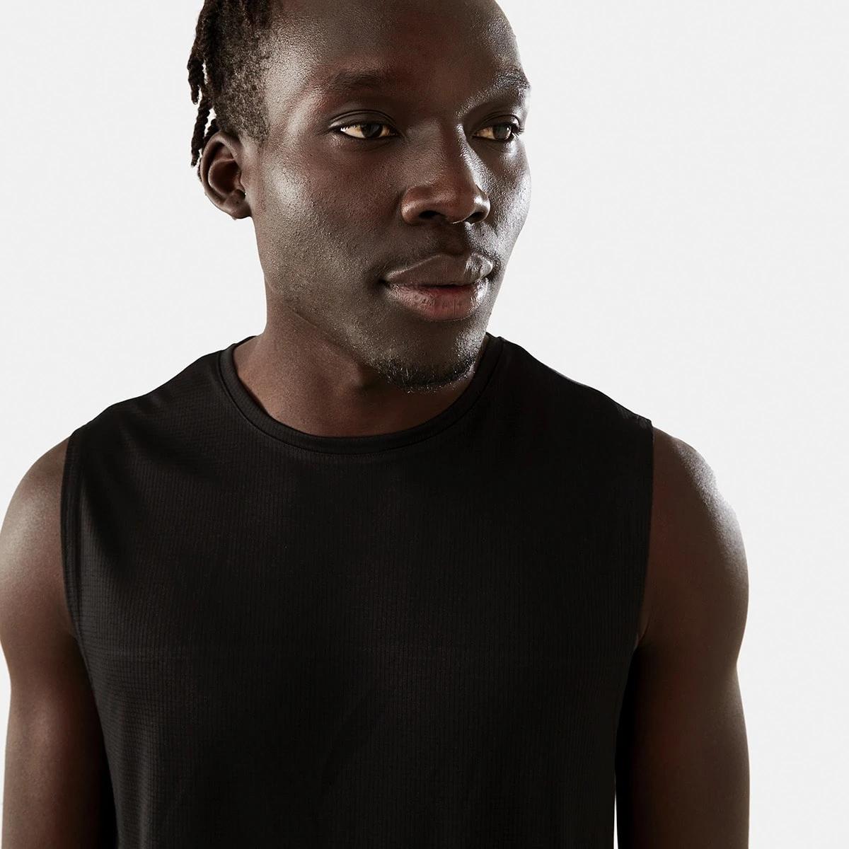 4 Active Mens Performance Muscle BLACK, 4 of 7