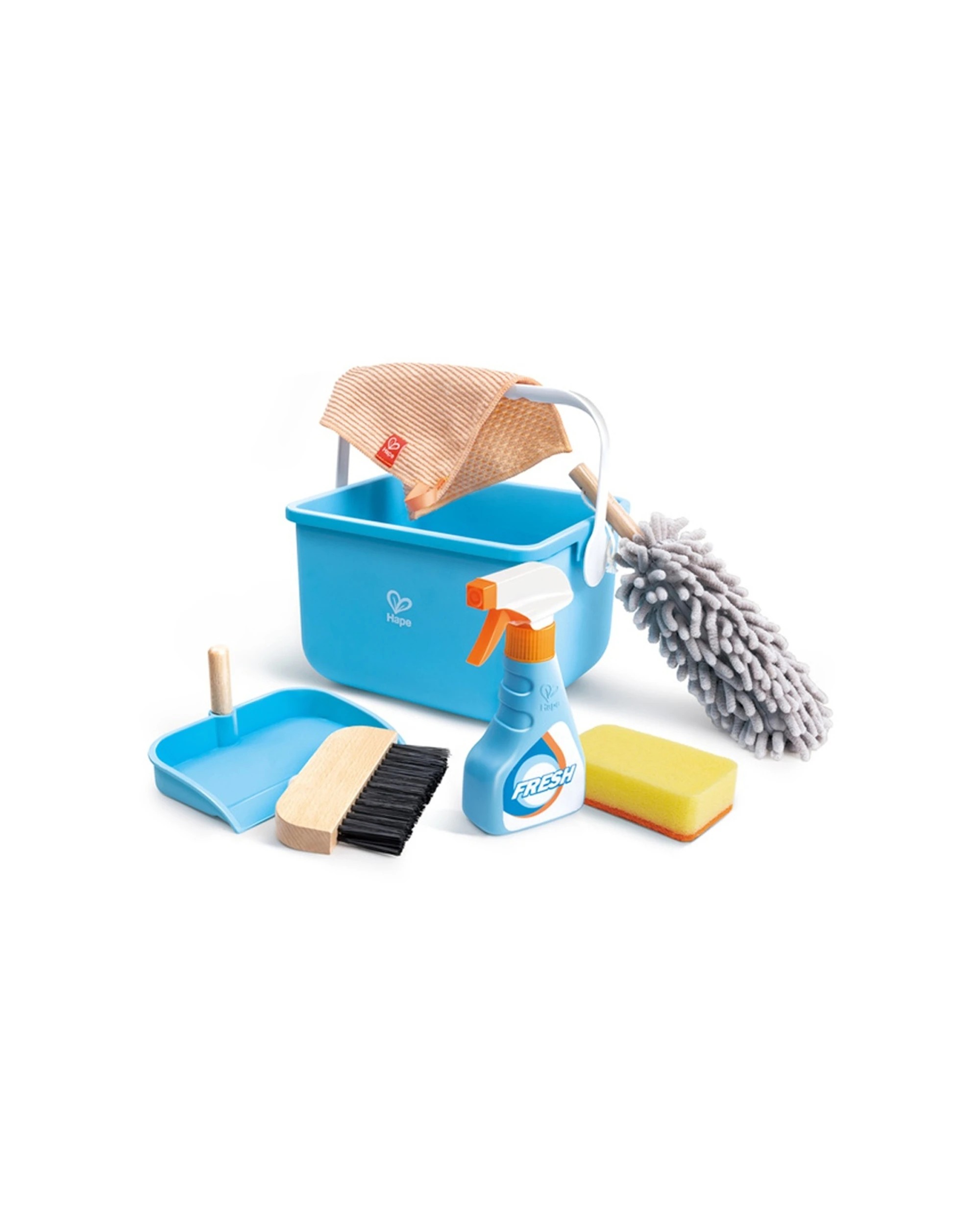 1 Hape Clean Up Bucket Set With Spray Dustpan Brush Kids - Multi, 1 of 5