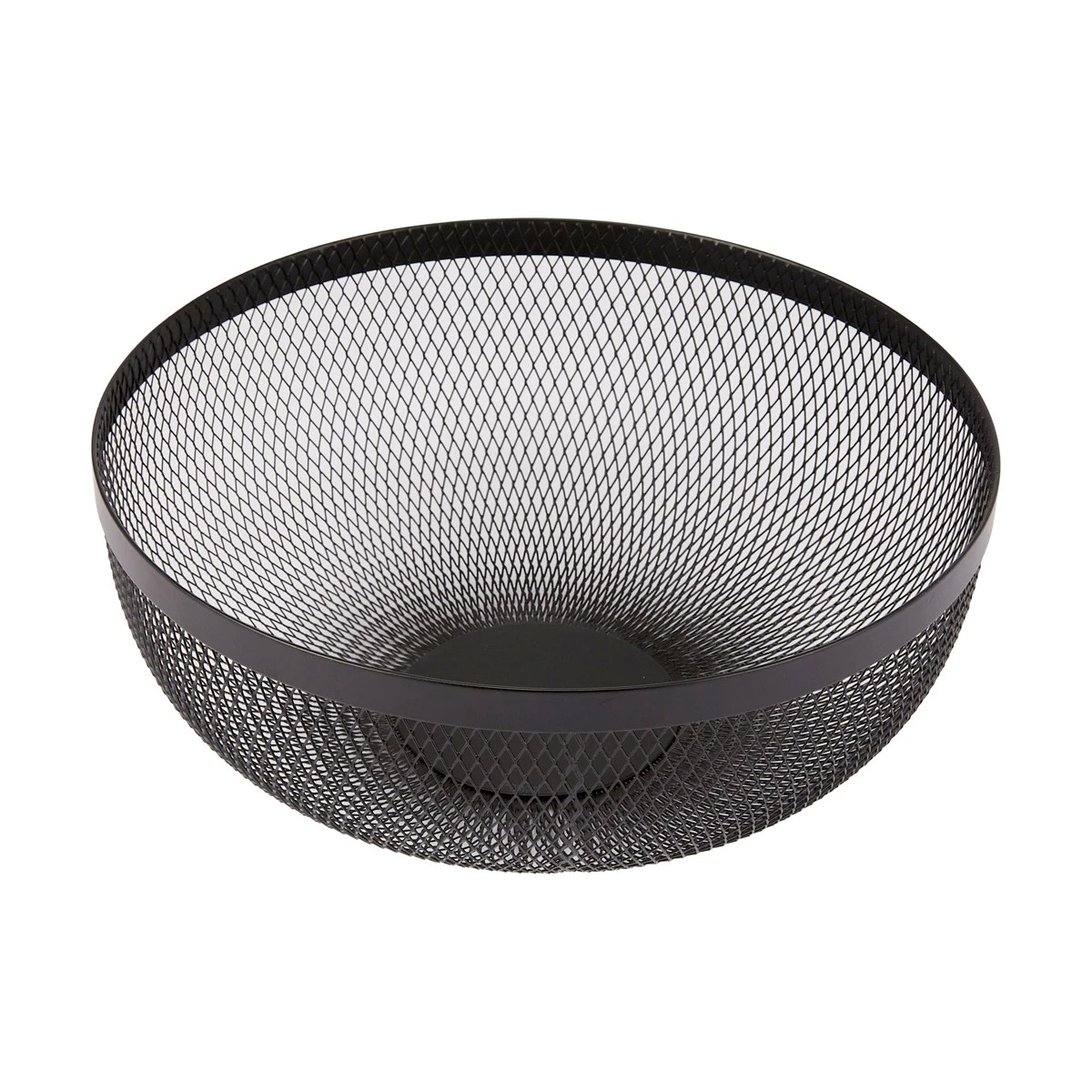 1 Mesh Fruit Bowl - Black, 1 of 4