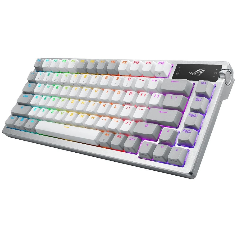 4 ASUS ROG Azoth Wireless Gaming Keyboard NX Snow Switch White, 4 of 10