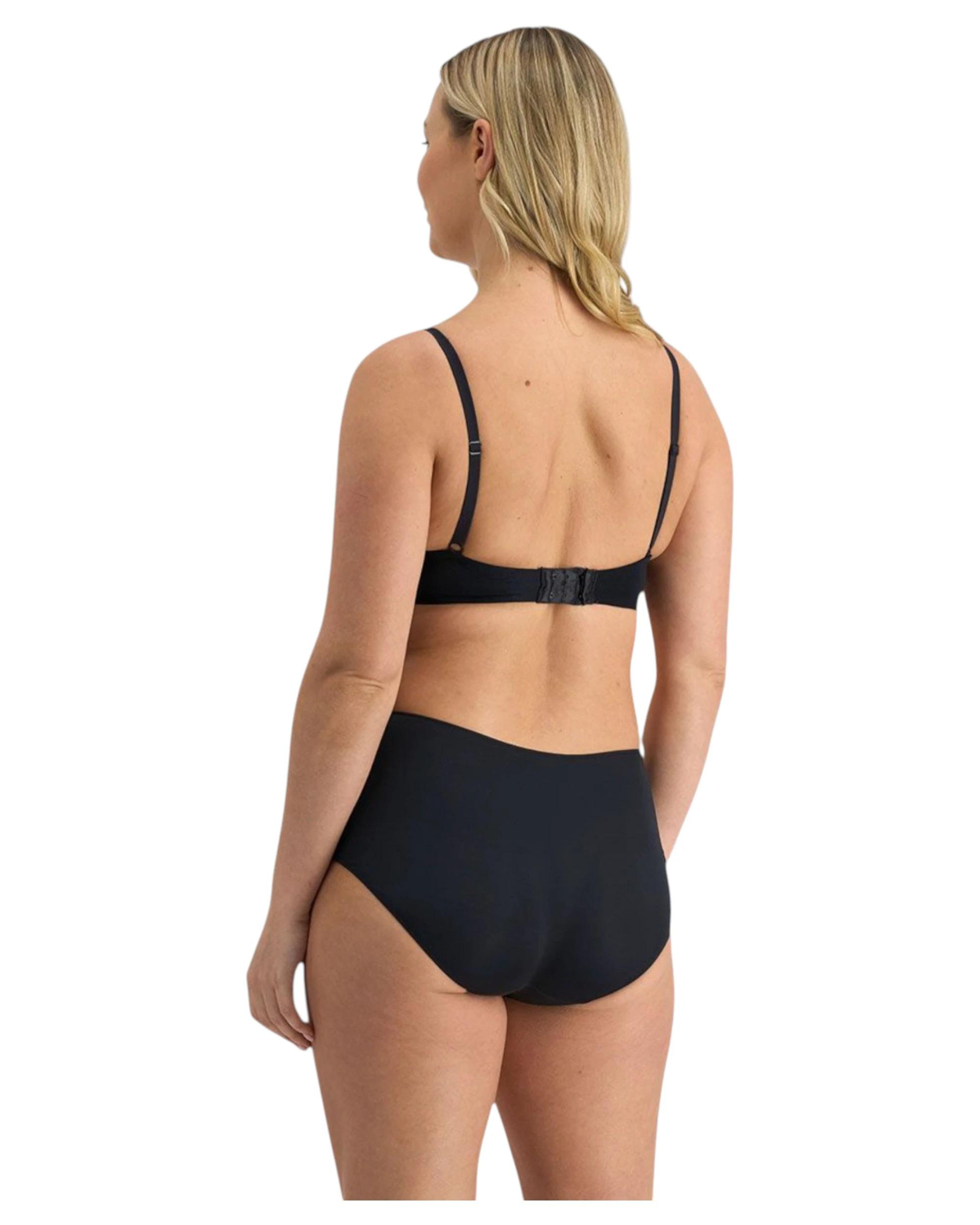 3 Jockey 5 Pack Womens No Panty Line Promise Full Brief Underwear BLACK, 3 of 4