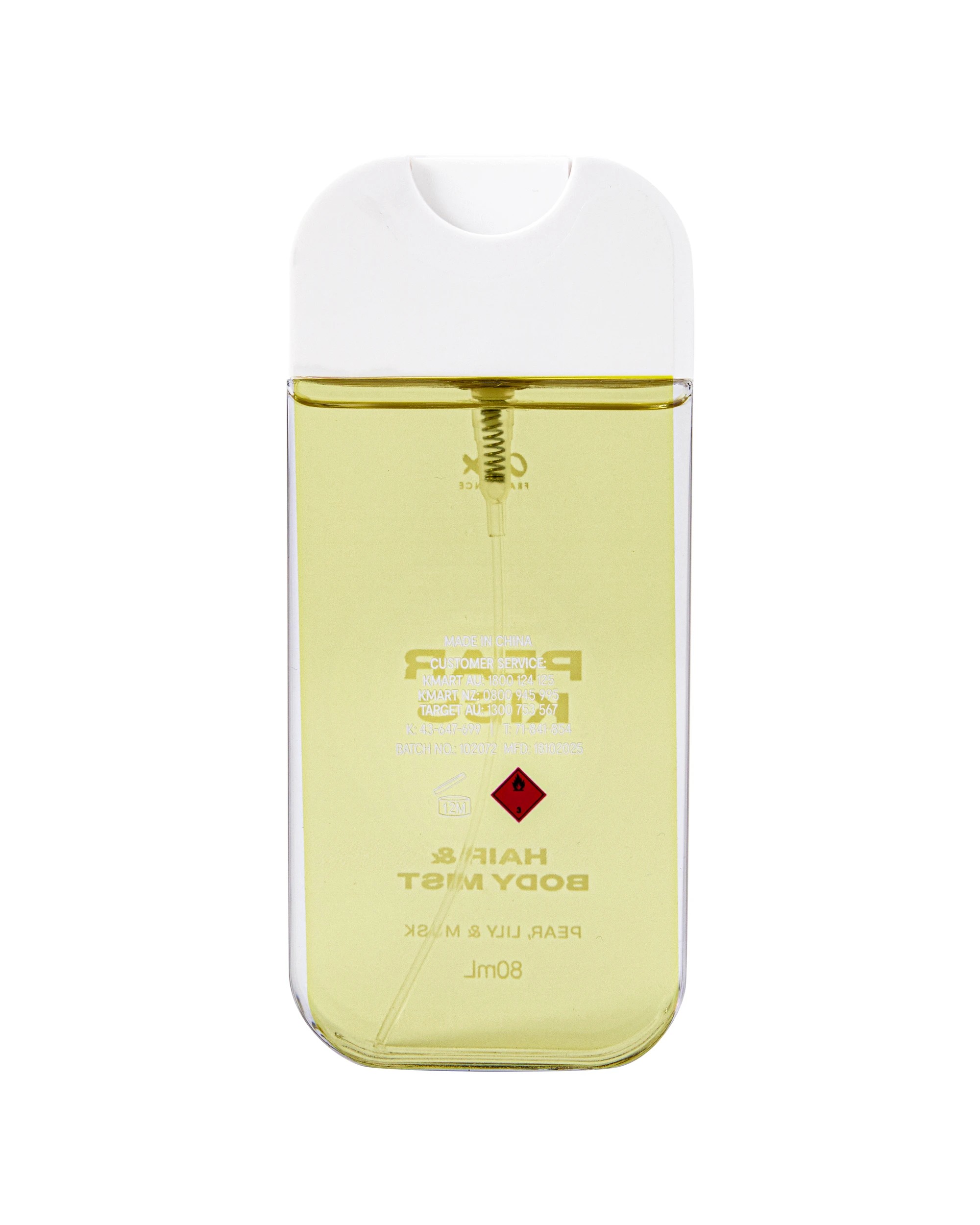 4 OXX Fragrance Pear Kiss Hair and Body Mist 80ml - Pear, Lily and Musk Scented, 4 of 6