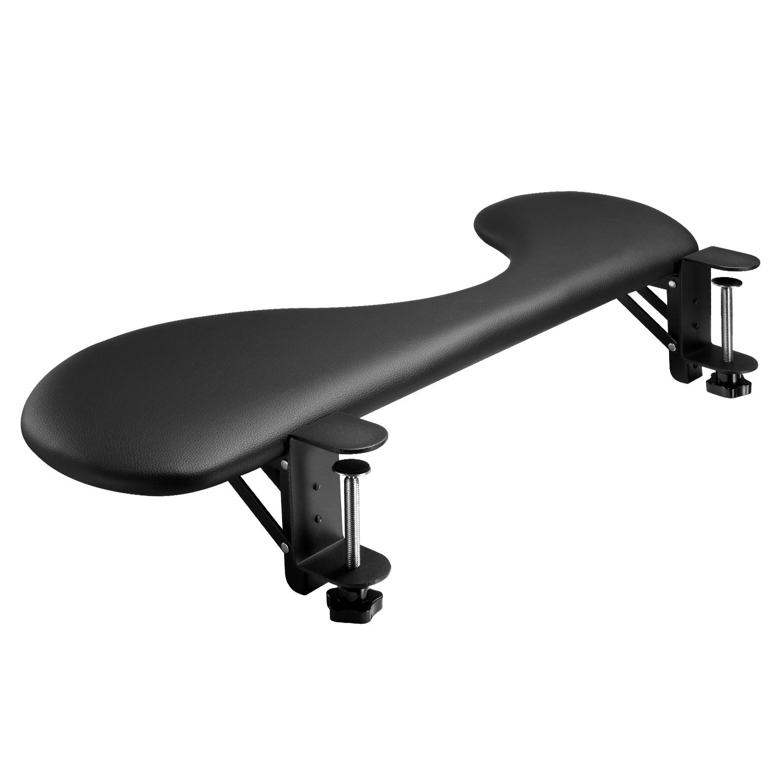 4 Ausway Ergonomic Desk Arm Rest Extender 67.4x22cm Foldable Clamp, 4 of 10