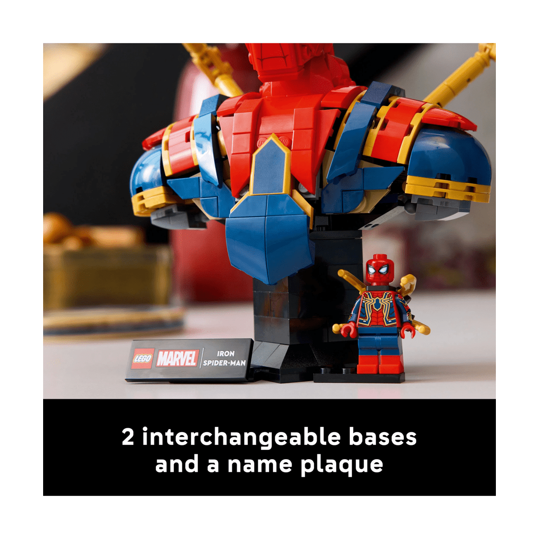 7 LEGO Super Heroes Iron Spider-Man Bust 76326, 7 of 10