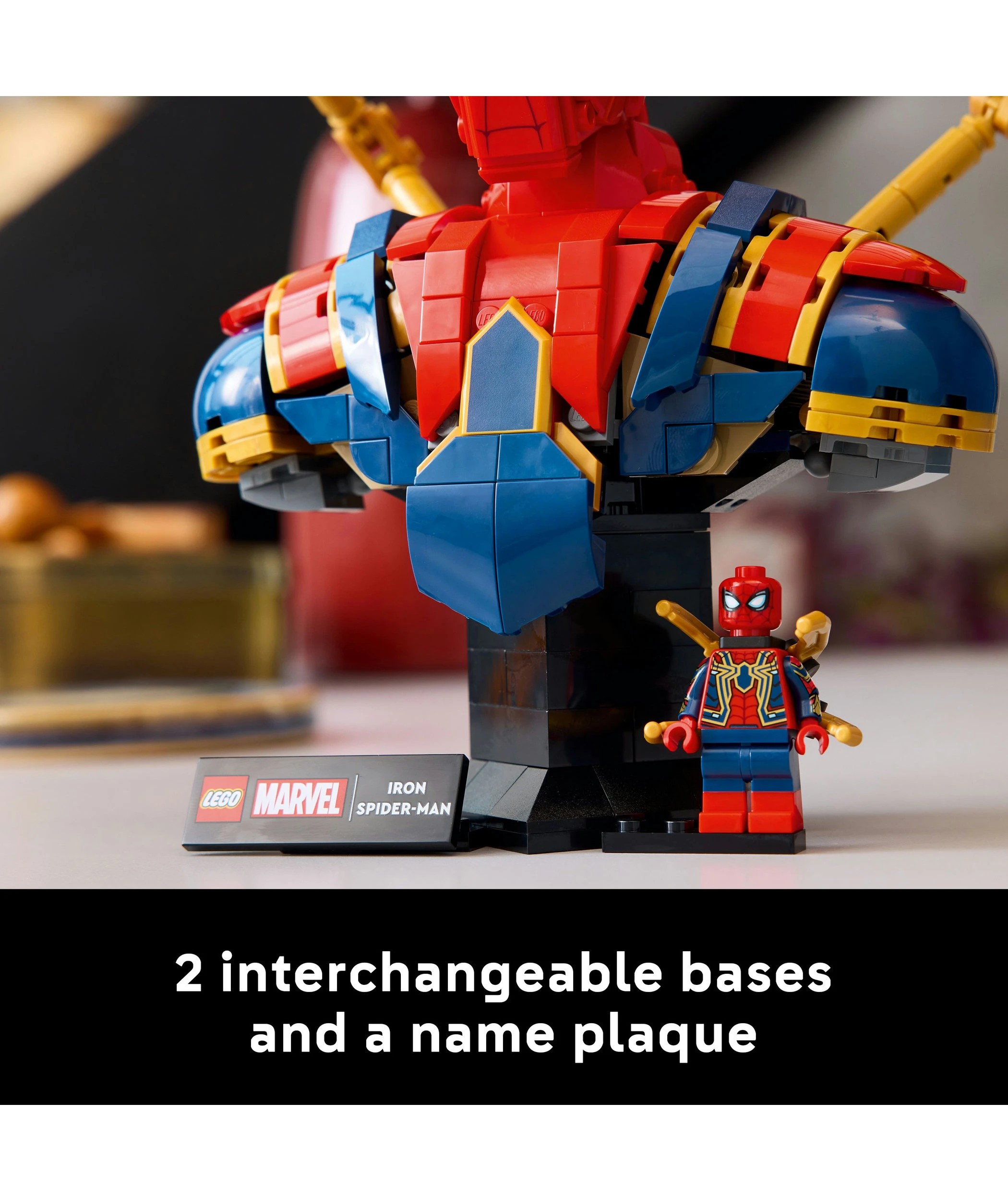 7 LEGO Super Heroes Iron Spider-Man Bust 76326, 7 of 10