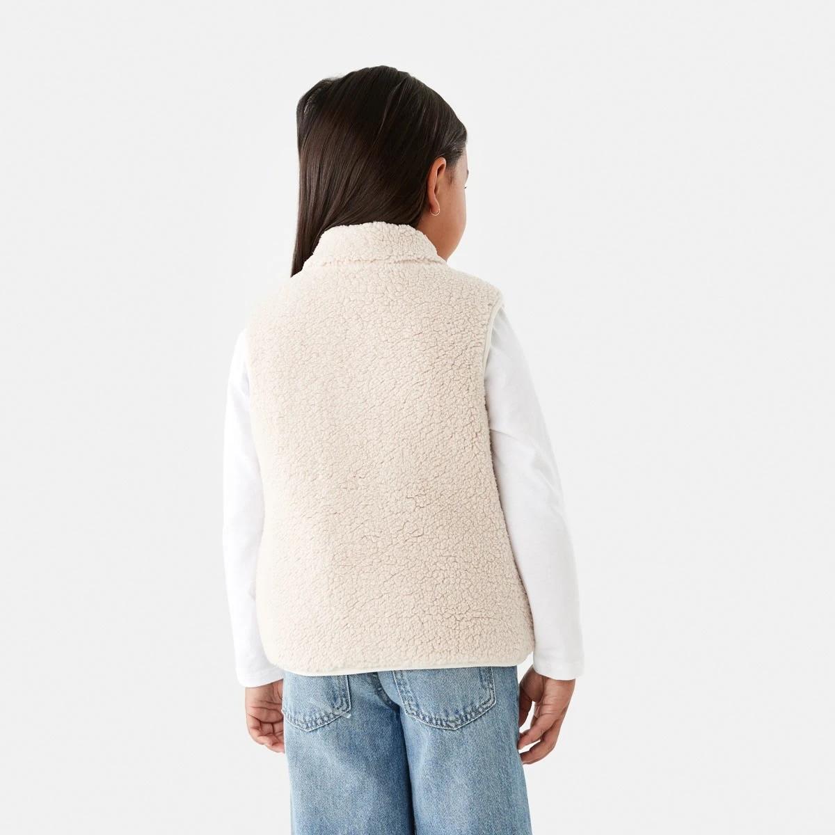 3 Teddy Vest Crm Beige, 3 of 10