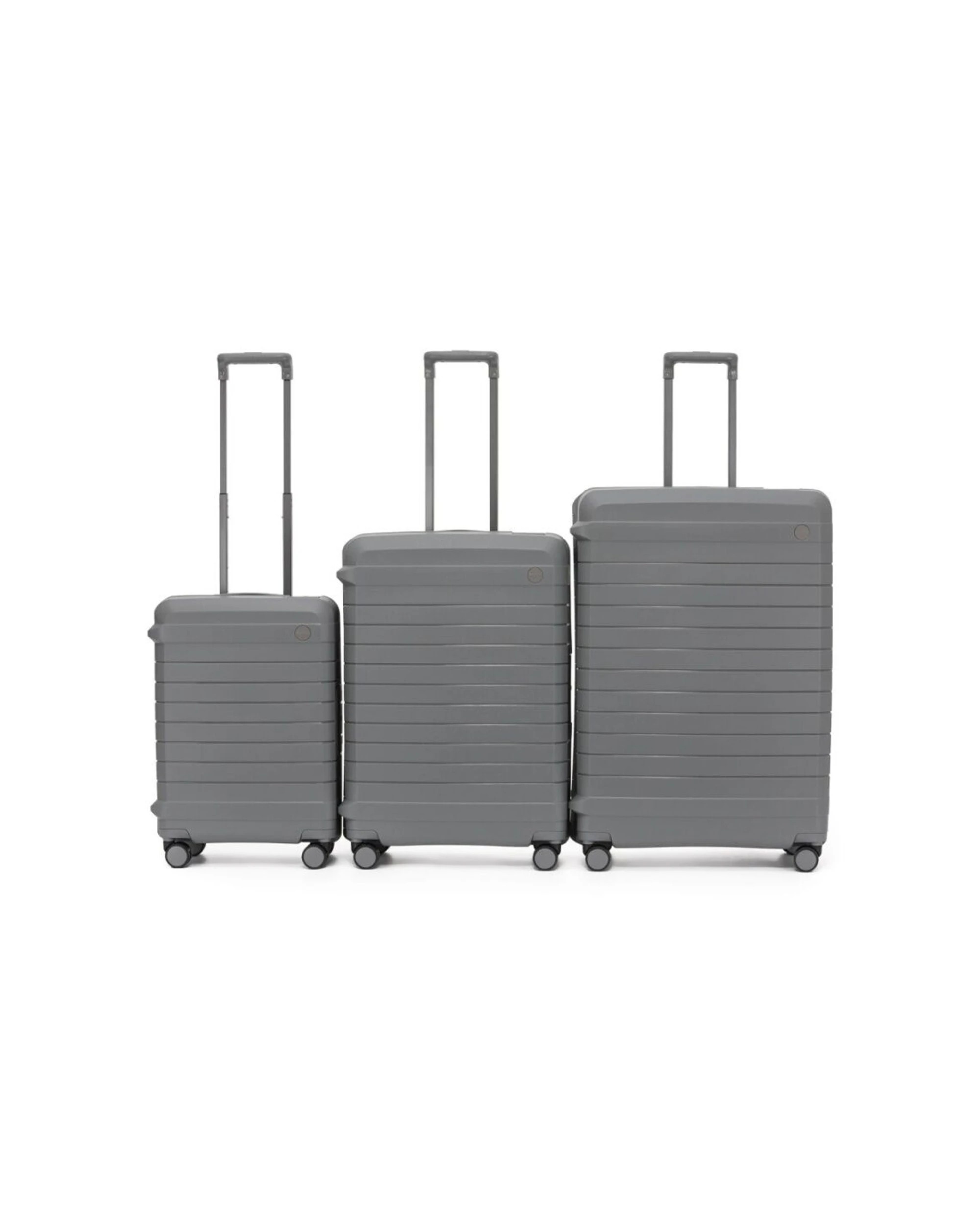 1 Tosca 3Pc Vault Hard Shell Travel Luggage Suitcase Set Lockable 54/67/77Cm - Grey, 1 of 6
