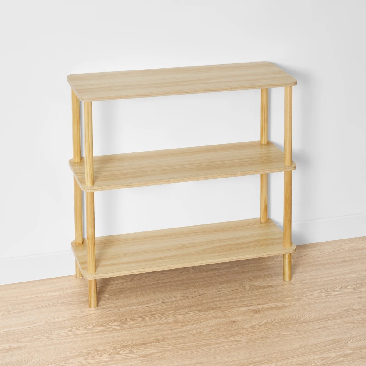 4 Wide Oak Bookshelf, 4 of 10