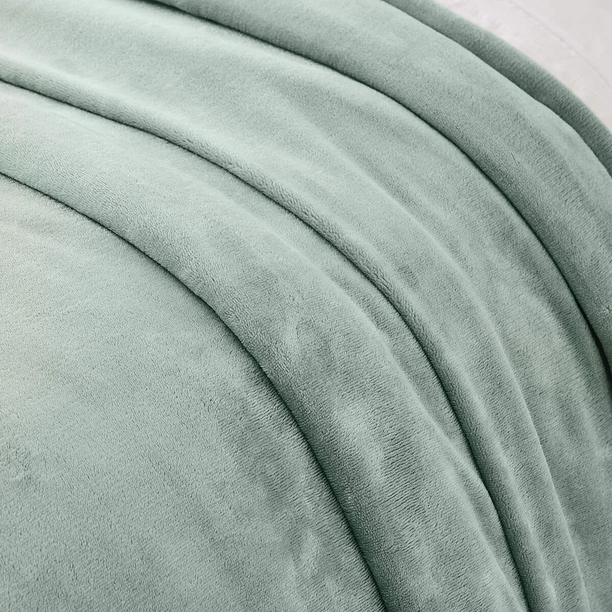 5 Sherpa Reverse Blanket - Double/Queen Bed, Sage, 5 of 7