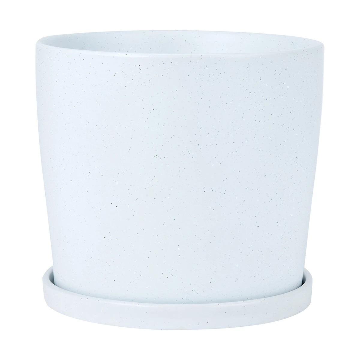 1 Ceramic Pot with Saucer, 1 of 7