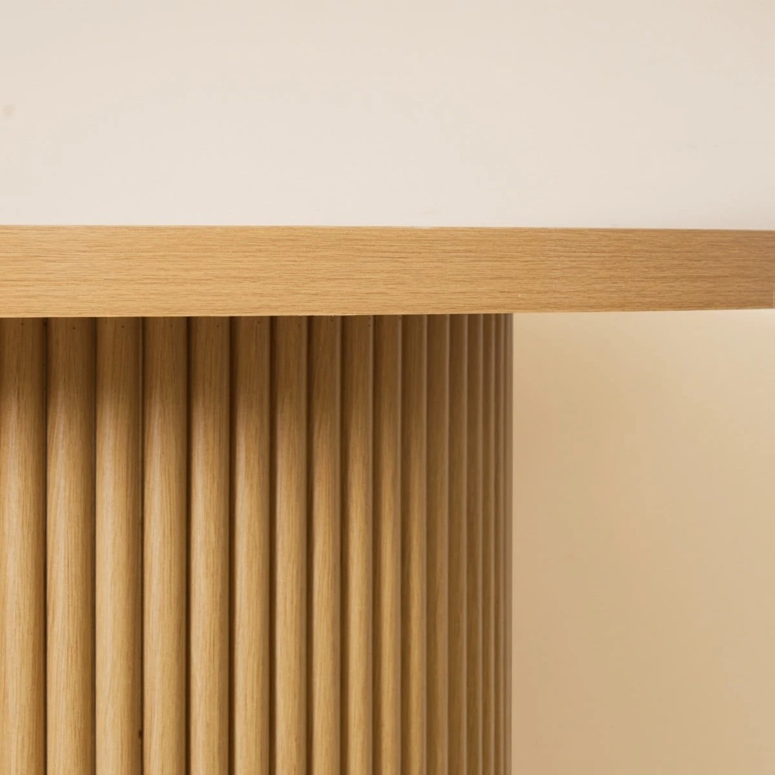 3 Ribbed Dining Table, 3 of 4