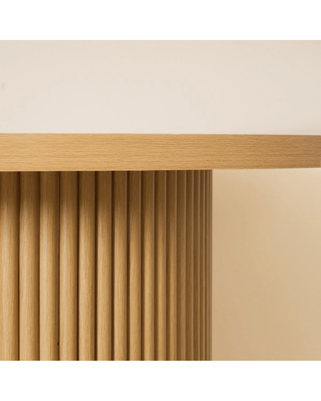 3 Ribbed Dining Table, 3 of 4