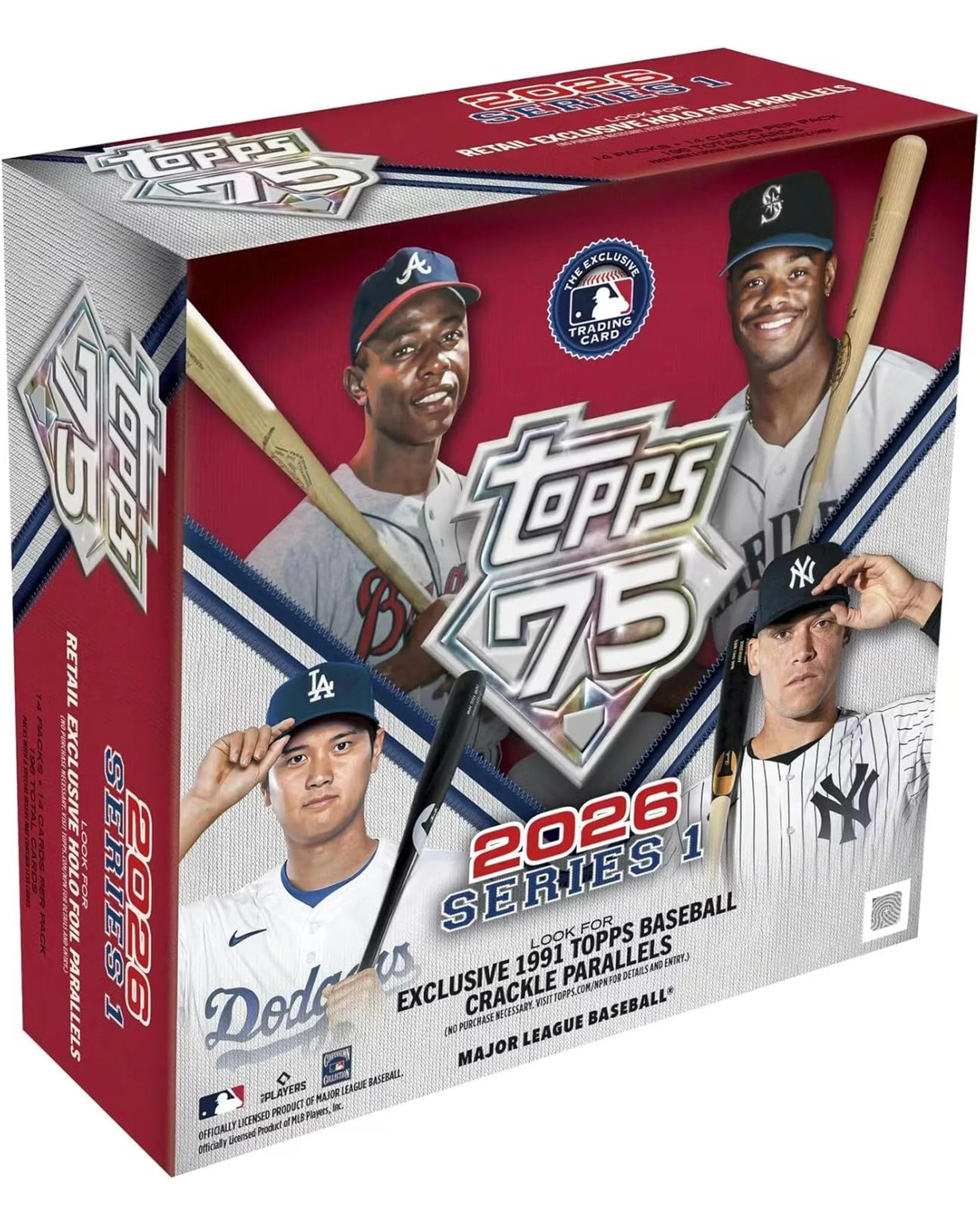 1 Topps 2026 MLB Series 1 Baseball Mega Box, 1 of 9