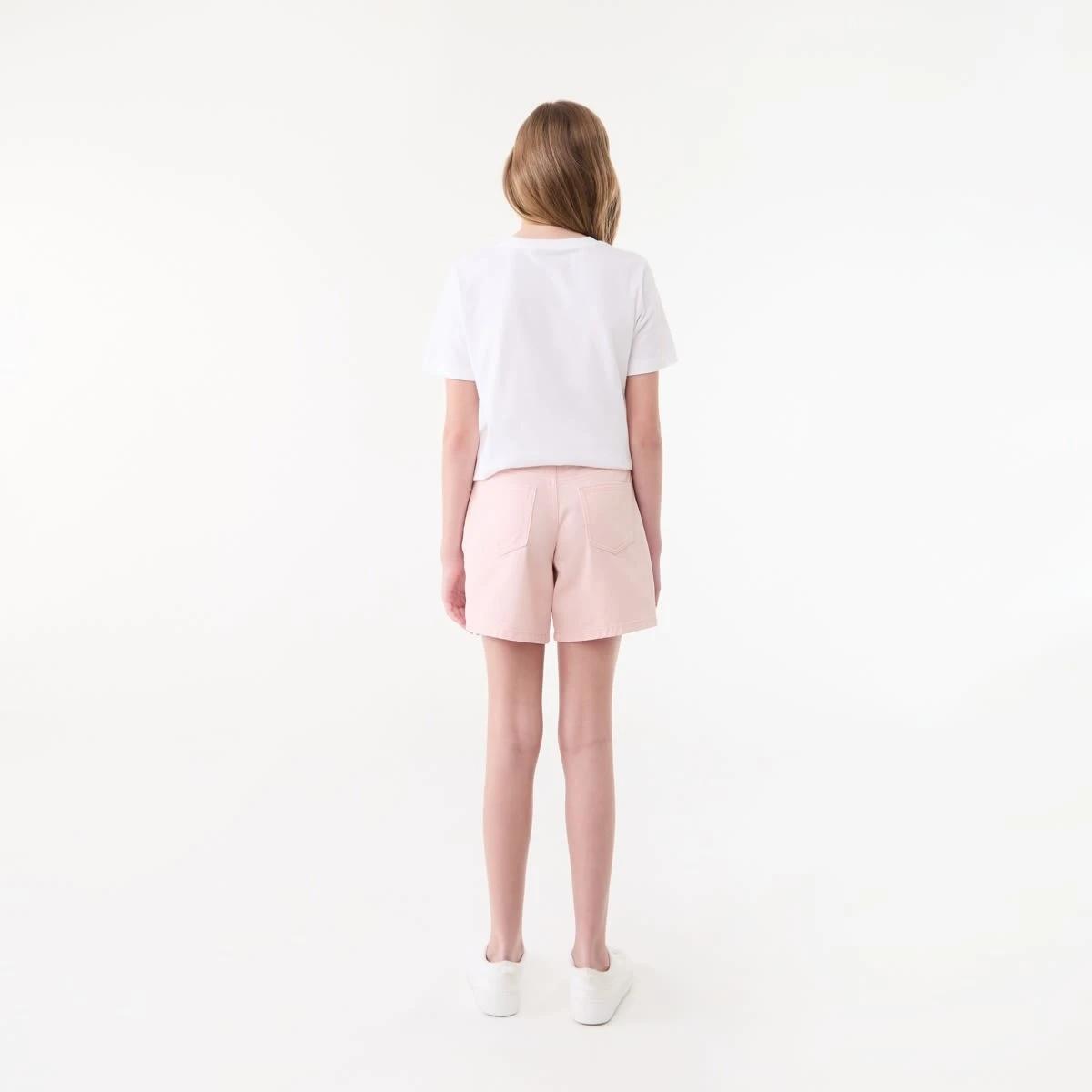 6 Relaxed Denim Shorts LIGHT PINK WASH, 6 of 6