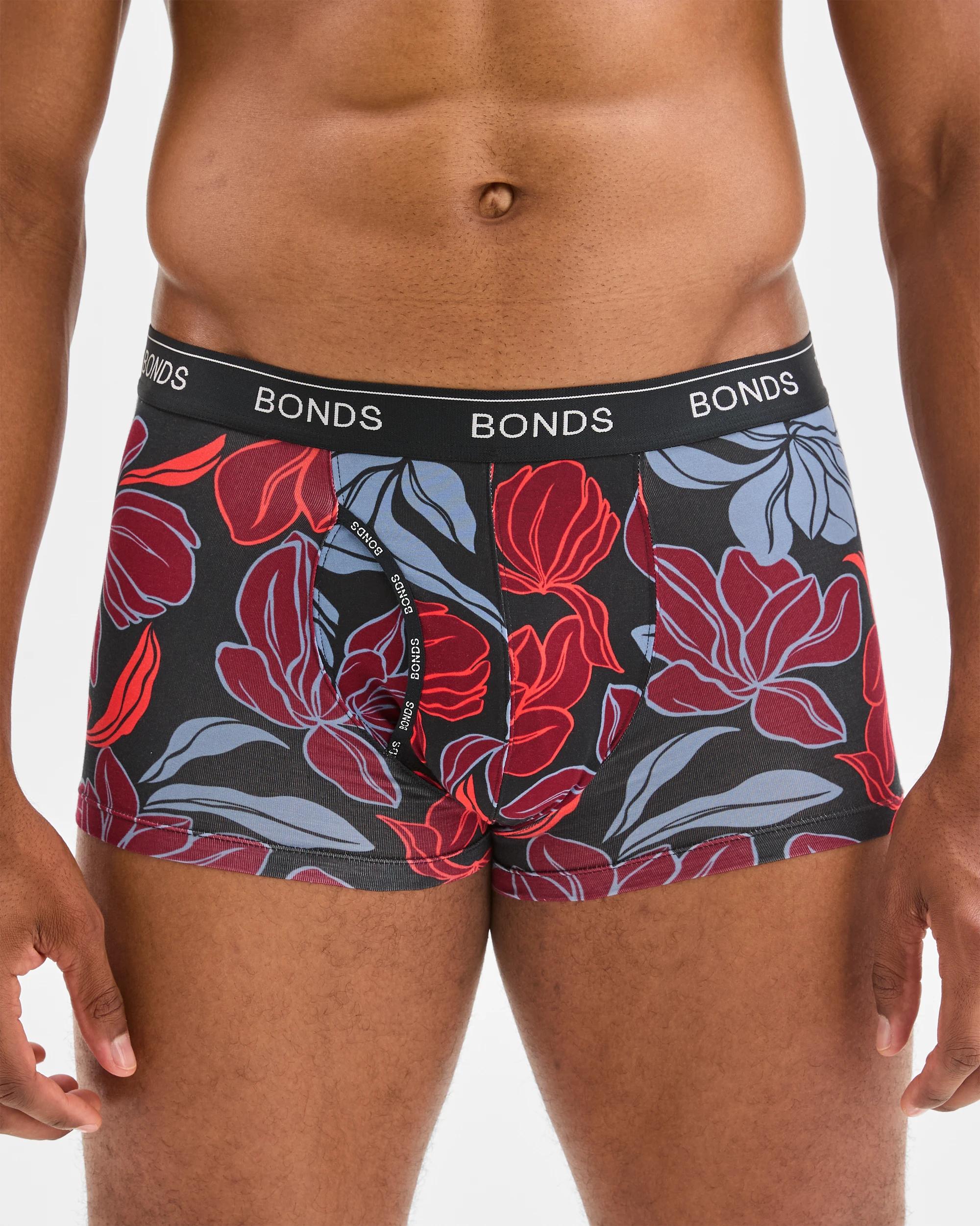 3 Bonds Men's Guyfront Trunk LUCKY LOTUS, 3 of 3