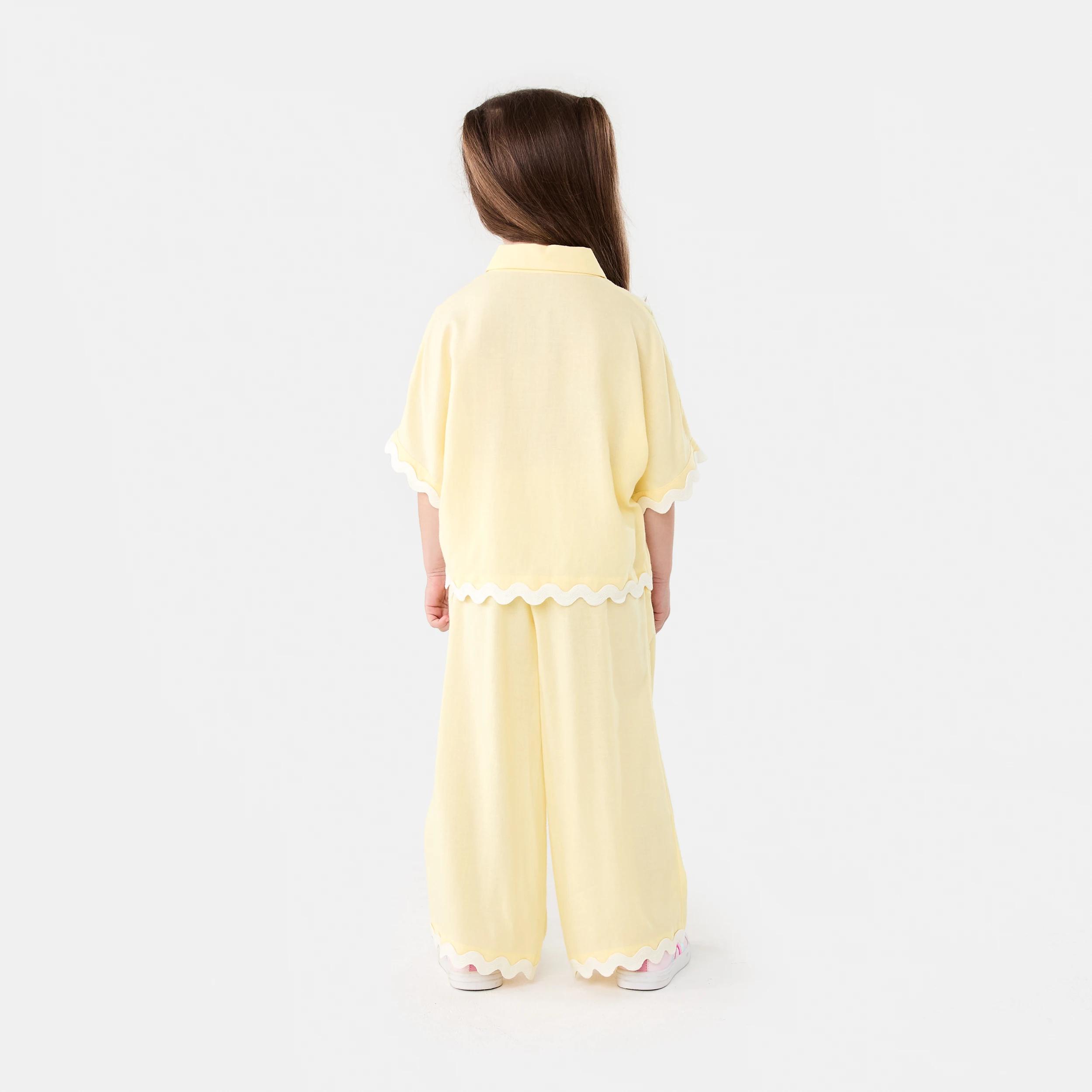 6 Wide Leg Pants Ylw Butter, 6 of 6