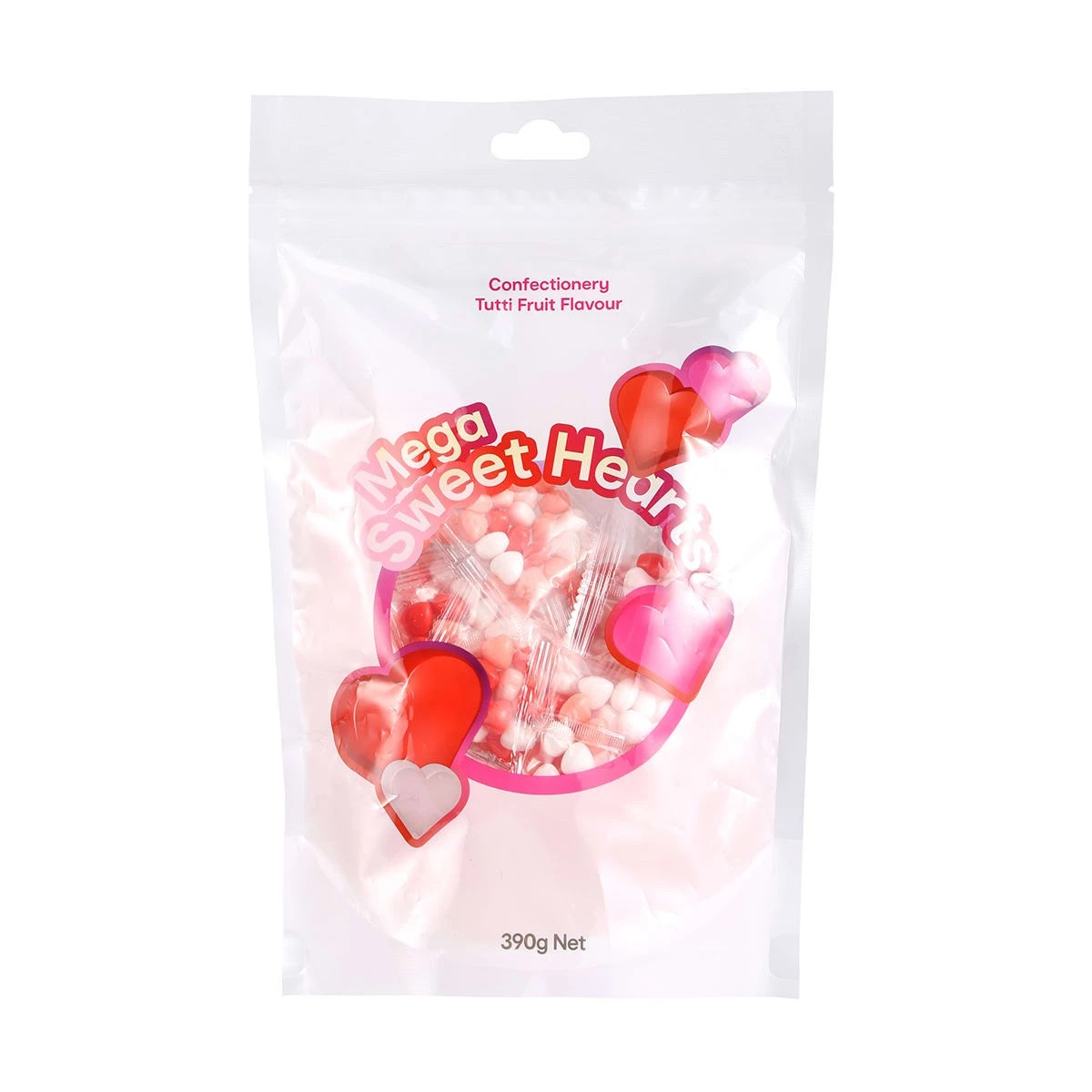 1 Mega Sweet Hearts Candy 390g, 1 of 3